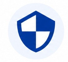 セキュリティを表す盾の図形